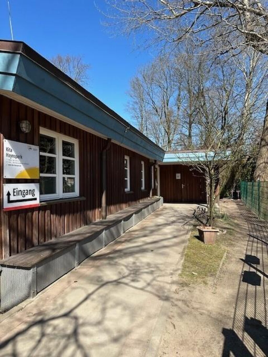 Eingangsbereich AWO Kita Haynspark in Eimsbüttel.