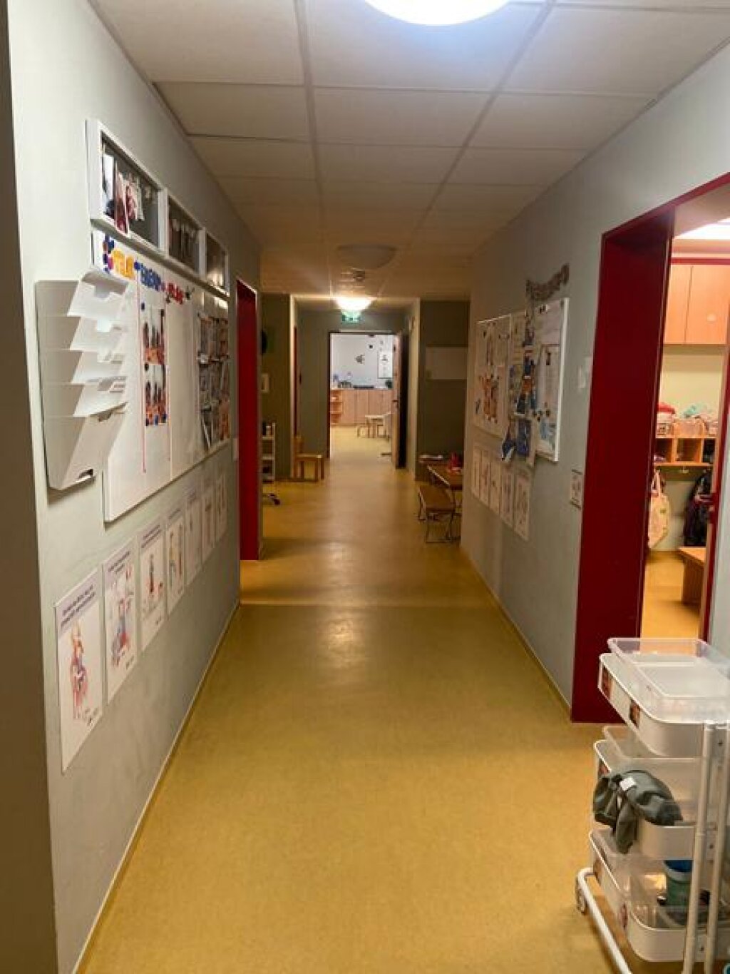 Flurbereich der AWO Kita Am Inselpark in Hamburg.