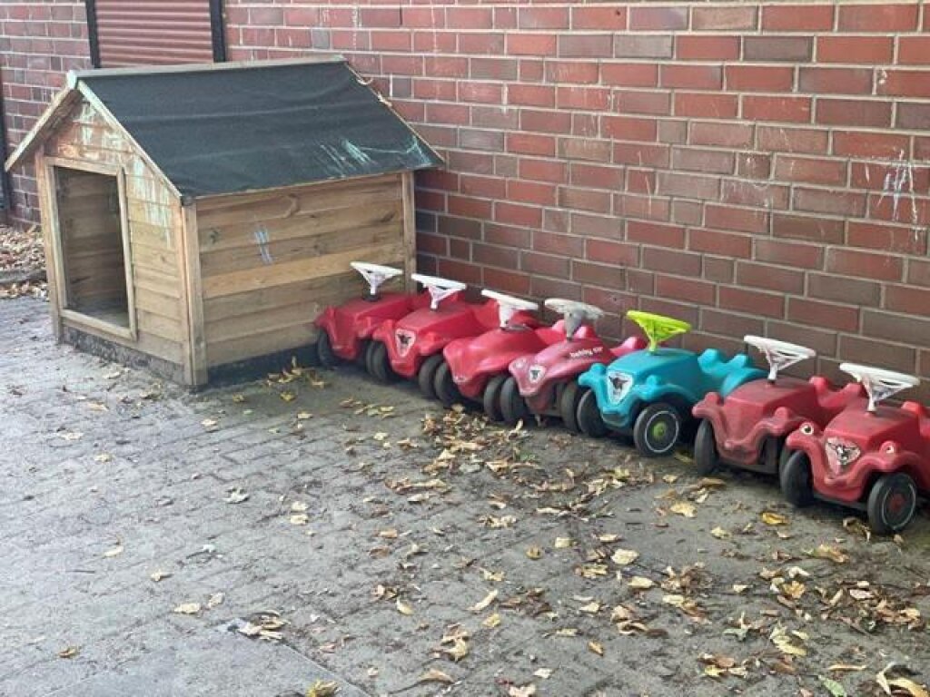 BobbyCars in der Kita Löwenzahn.
