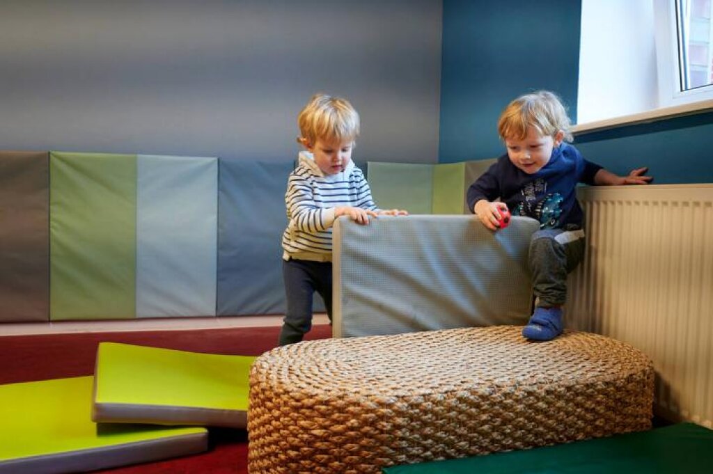 Tobeecke im Krippenraum der AWO Kita am Tannenhof in Lehmsal Hamburg.